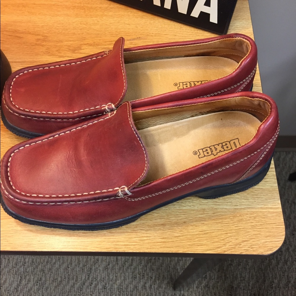 Leather loafers